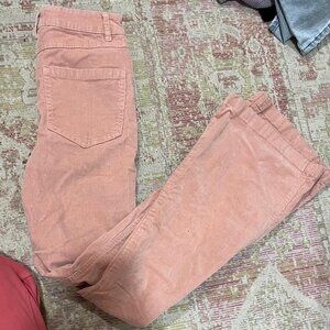 Corduroy pink flared jeans
